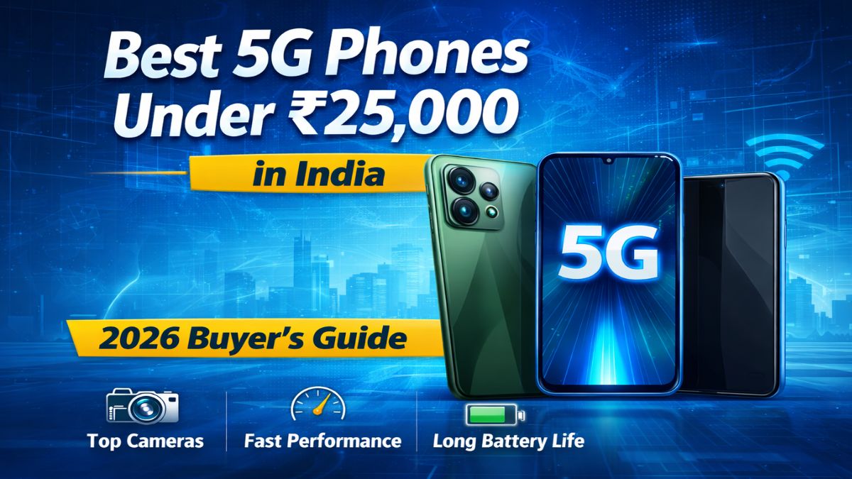 Best 5G Phones Under ₹25000